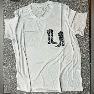 Western Cowboy Boots & Faith Graphic Tee XL | “For I Know the Plans” Shirt